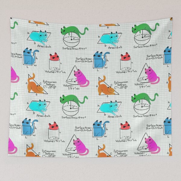 Item preview, Mathcatics - Cute Cat Math designed and sold by Carrie Cantwell Art.