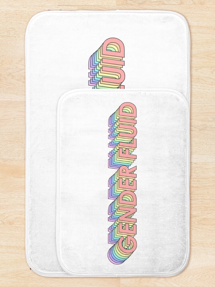 Thumbnail 5 of 6, Bath Mat, GENDER FLUID designed and sold by oddwonders.