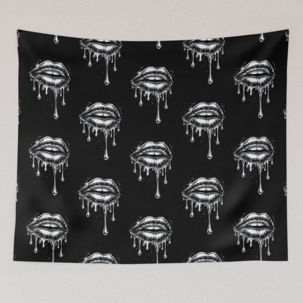 Item preview, Beso de goteo cromado designed and sold by TheWonkyEaselCo.