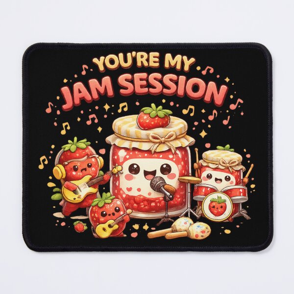 Item preview, You’re My Jam Session Cute Pun Shirt designed and sold by Papier Atelier Art.