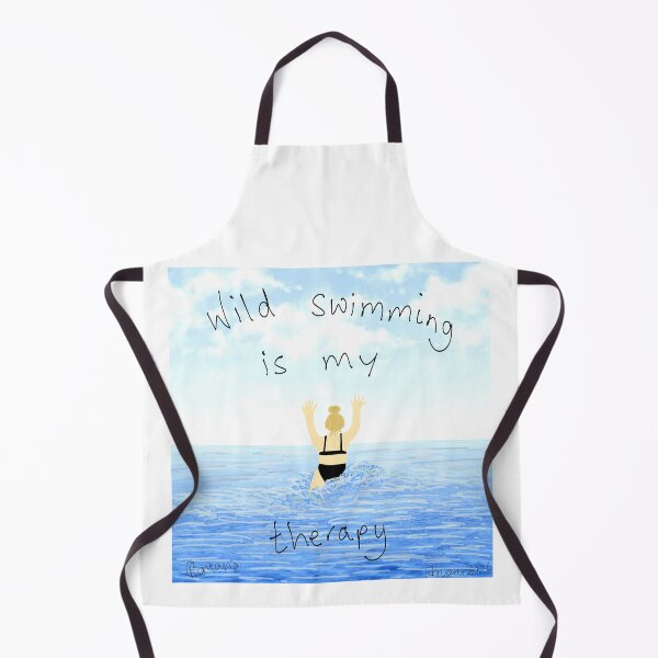 Item preview, Wild swimming is my therapy designed and sold by CRomanoArt.