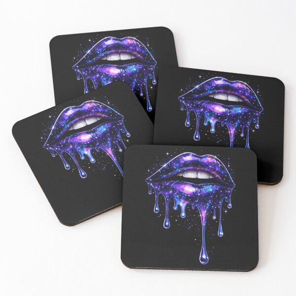Item preview, Galaxy Drip Lips designed and sold by TheWonkyEaselCo.