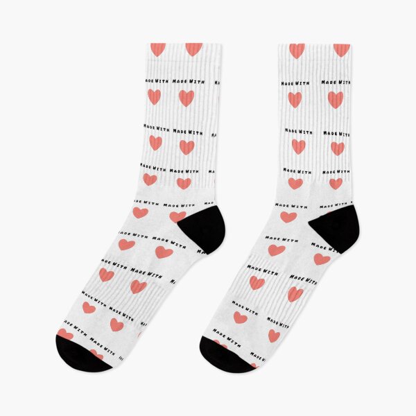 Item preview, Made With Love Sticker Packs Stickers Prints Posters Wall Art Magnet Home Coffee Cup Decoration TShirt Stationary Notebook Magnet Hat Kitchen Work School Office Redbubble Shop designed and sold by Saritas Boutique Shop.