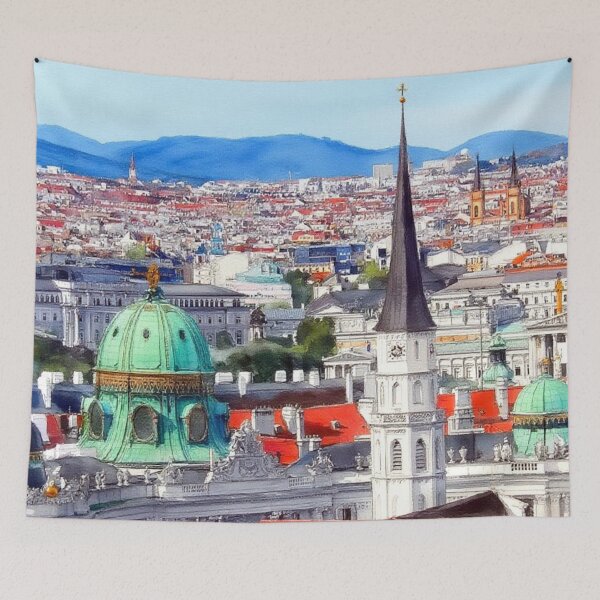 Item preview, Above the Rooftops of Vienna designed and sold by sid1802.