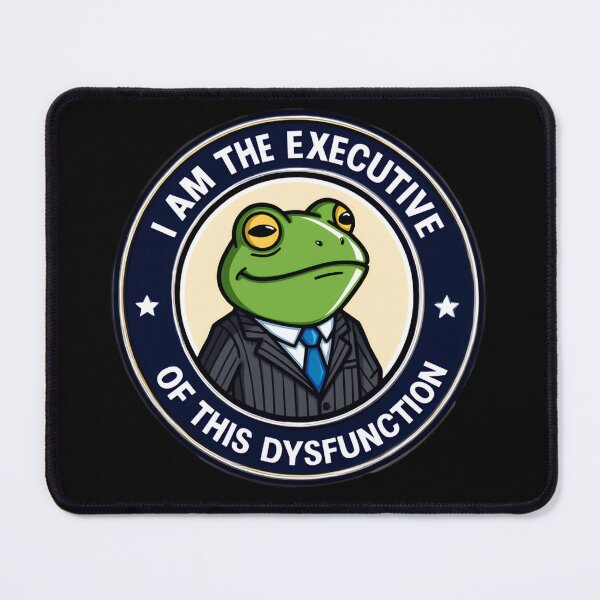 Item preview, I Am The Executive Of This Dysfunction Daily Chaos designed and sold by SkeletonsDanger.