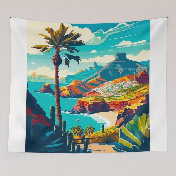 Item preview, Retro style Gran Canaria designed and sold by OCNau.