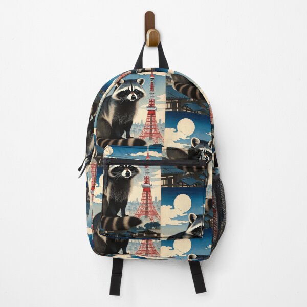 Item preview, Raccoon over Tokyo Tower designed and sold by The King's general goods.
