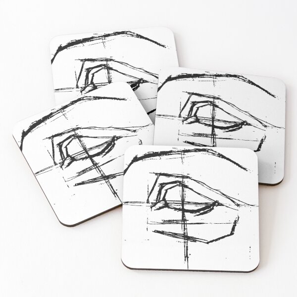 Item preview, Bargue Eye Block-In Pencil Sketch Academic Art designed and sold by MZ-Studio.