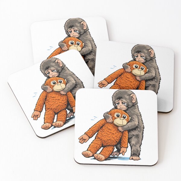 Item preview, Punch the Monkey Japan Makak sad Monkey and his Toy designed and sold by CyberArtistOne.