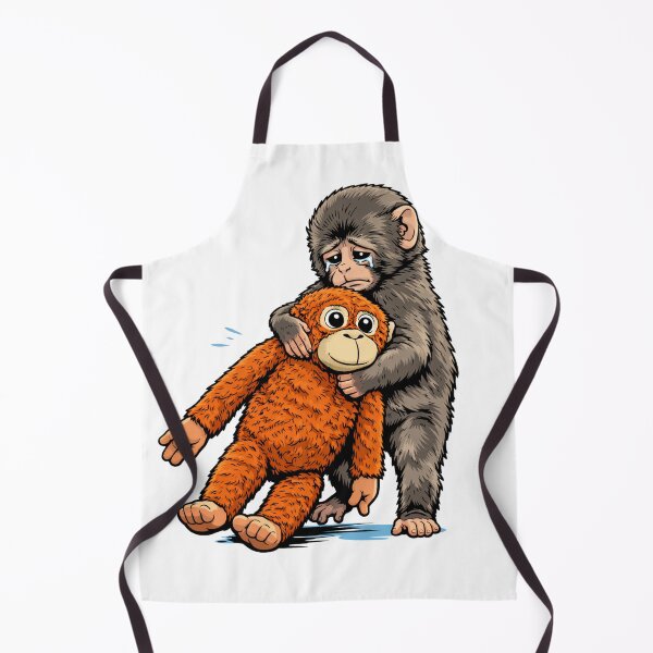 Item preview, Punch the Monkey Japan Makak sad Monkey and his Toy designed and sold by CyberArtistOne.