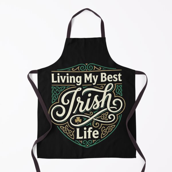 Item preview, Living My Best Irish Life Celtic Ornament designed and sold by Moss and Moon Studio.