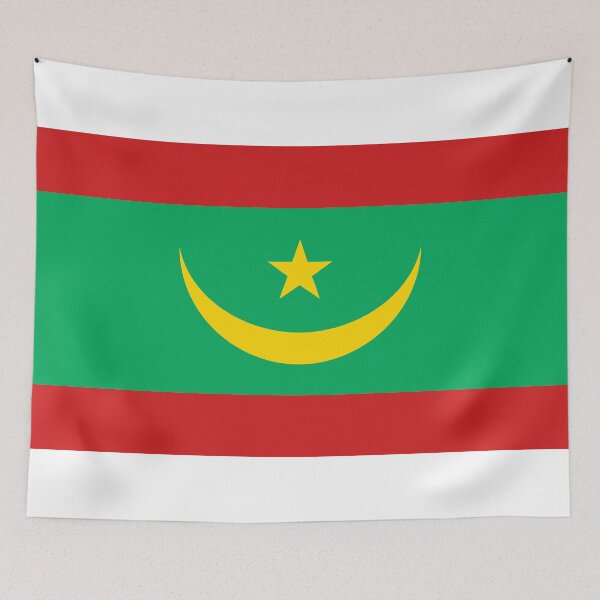 Item preview, Mauritania National Flag - Saharan Pride & Islamic Heritage designed and sold by NTGUILTY.
