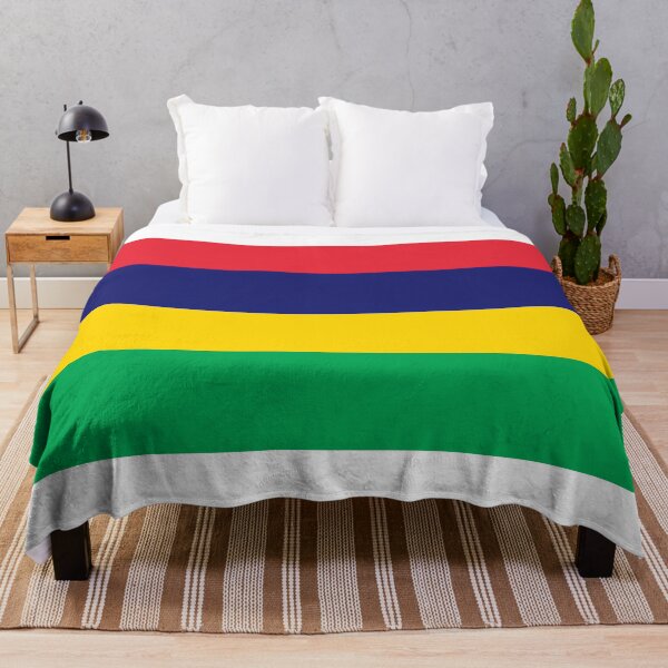 Item preview, Mauritius National Flag - Four Stripes Pride & Island Heritage designed and sold by NTGUILTY.