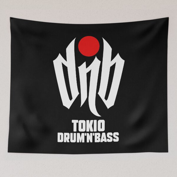 Item preview, Tokyo Drum and Bass Japanese Graphic poster – Urban Bass Music Streetwear  designed and sold by paulo silveira.