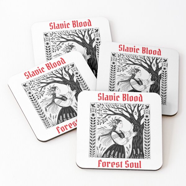 Item preview, Slavic Blood Forrest Soul Design Mystical Woman with a Tree designed and sold by Tysia Desings.