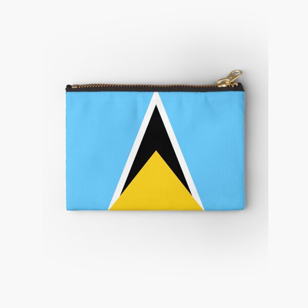 Item preview, Saint Lucia National Flag - Caribbean Pride & The Pitons Design designed and sold by NTGUILTY.