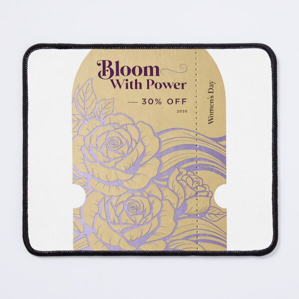 Item preview, Women's Day sale tag with roses and 30 percent off designed and sold by Creative88Art.