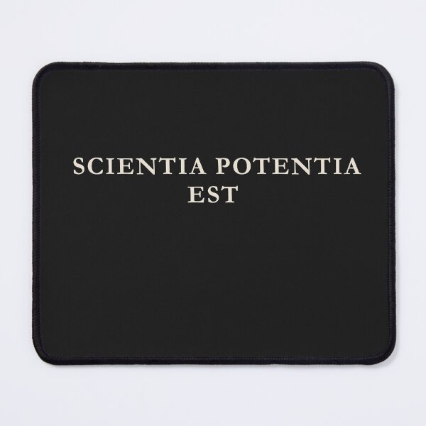 Item preview, Scientia Potentia Est Latin Knowledge Dark Academia Design designed and sold by semenol.