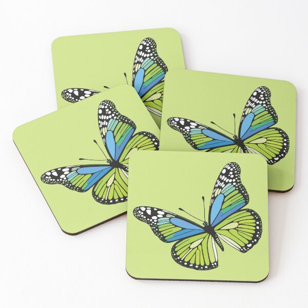 Item preview, teal butterfly designed and sold by designmari.