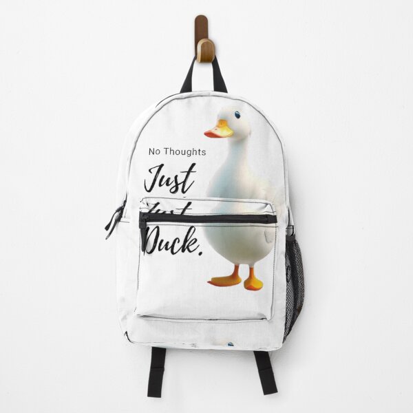 Item preview, No Thoughts Just Duck – Funny Duck Meme Minimal Aesthetic designed and sold by Noctavia07.