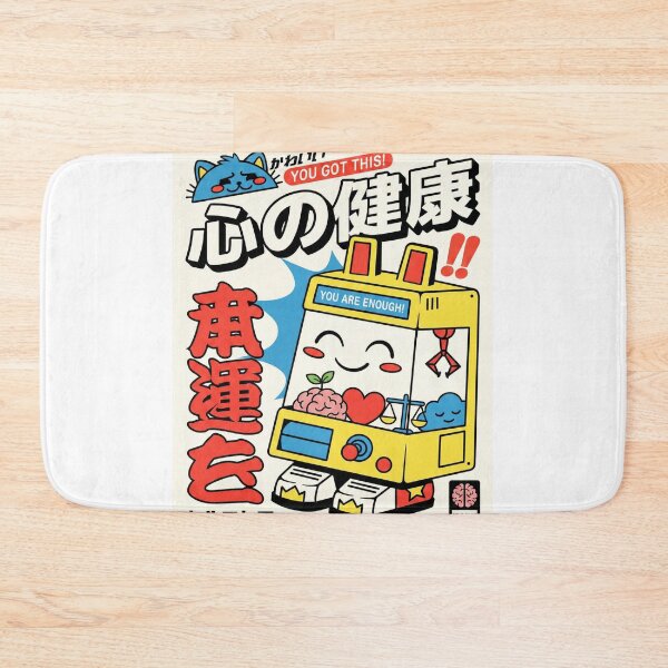 Item preview, Kawaii Mental Health Claw Machine | Japanese Retro Self Care Anime Art designed and sold by ZyricZyric.