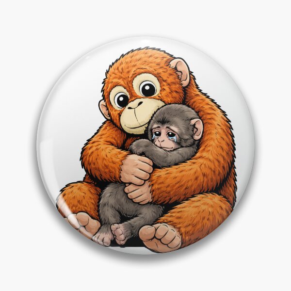 Item preview, Baby Monkey Punch Japanese zoo little monkey outcast designed and sold by CyberArtistOne.