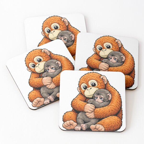 Item preview, Baby Monkey Punch Japanese zoo little monkey outcast designed and sold by CyberArtistOne.