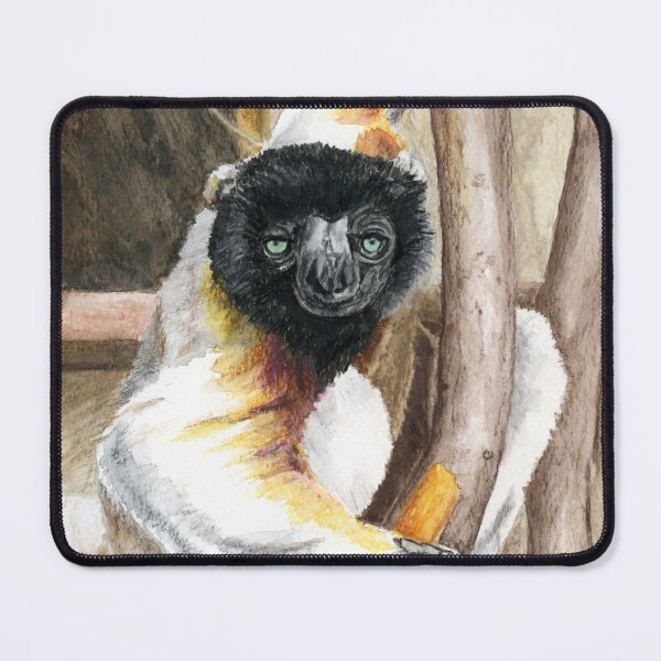 Item preview, Crowned Sifaka Lemur designed and sold by LymphomaLass.