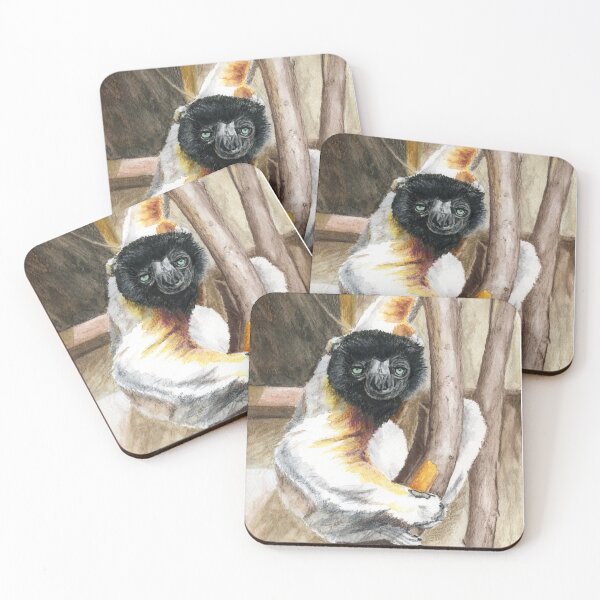 Item preview, Crowned Sifaka Lemur designed and sold by LymphomaLass.