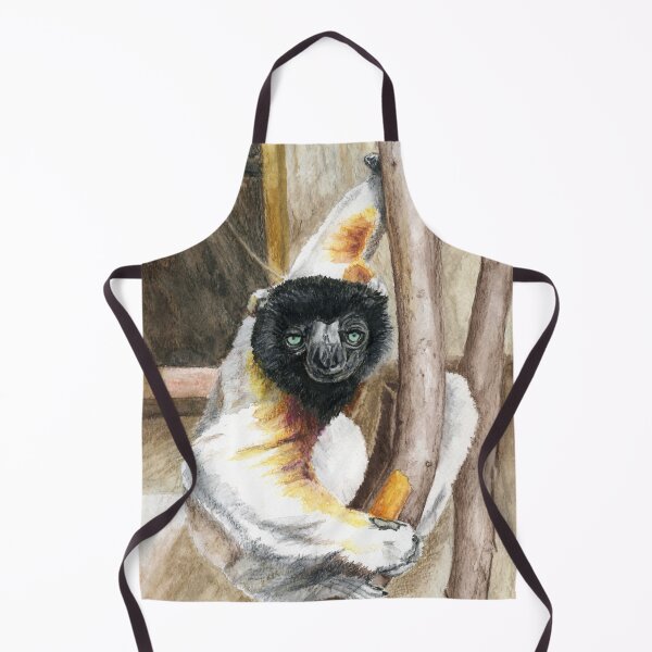 Item preview, Crowned Sifaka Lemur designed and sold by LymphomaLass.