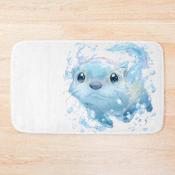Item preview, Cute Splashing Otter designed and sold by Retro Whimsy.