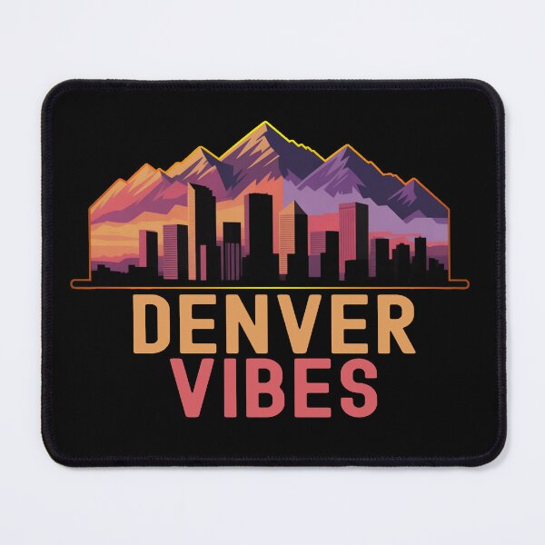 Item preview, Denver Vibes Only Mile High City Energy, Mountain Skyline & Urban Travel tic designed and sold by Nzgiftsandmore.