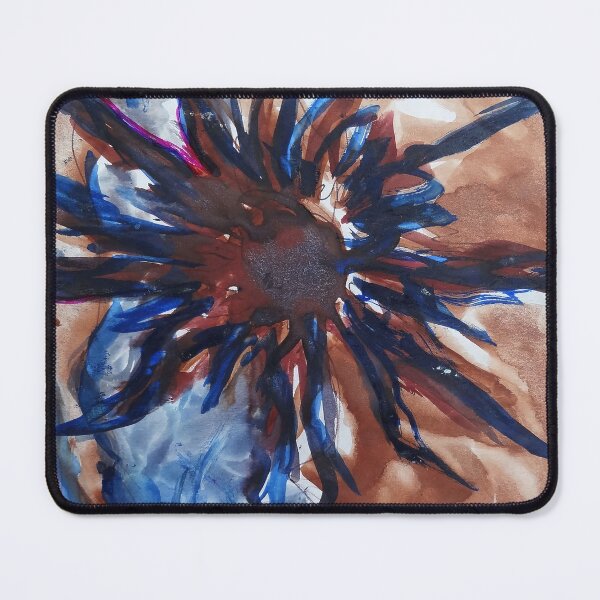 Item preview, Radiant Indigo Abstract Sunburst Artwork by Katt Yanda designed and sold by Artist-Katt-Yanda.