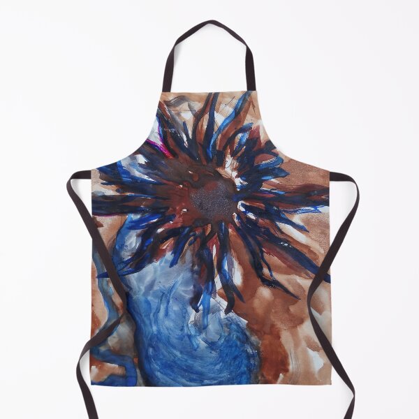 Item preview, Radiant Indigo Abstract Sunburst Artwork by Katt Yanda designed and sold by Artist-Katt-Yanda.