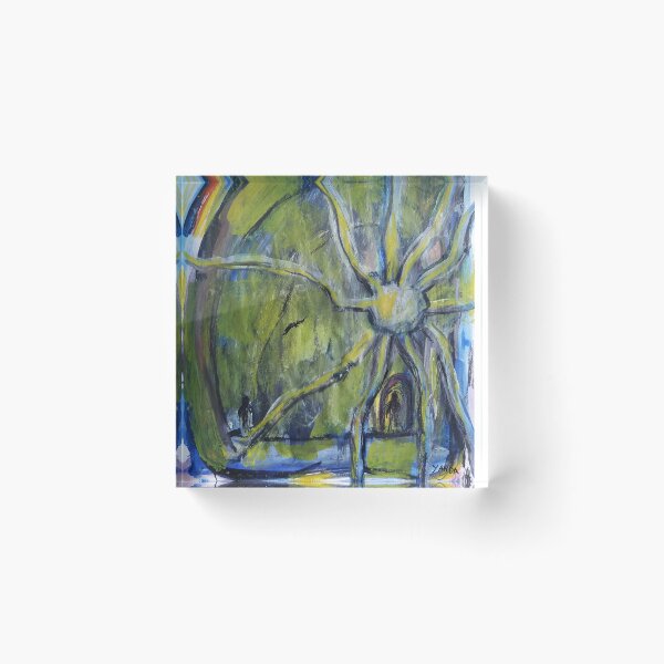 Item preview, Arched Doorway to the Golden Sun Artwork by Katt Yanda designed and sold by Artist-Katt-Yanda.