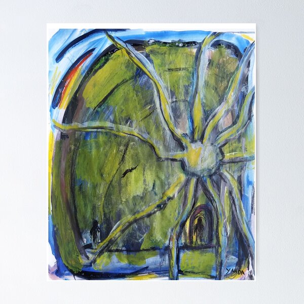 Item preview, Arched Doorway to the Golden Sun Artwork by Katt Yanda designed and sold by Artist-Katt-Yanda.