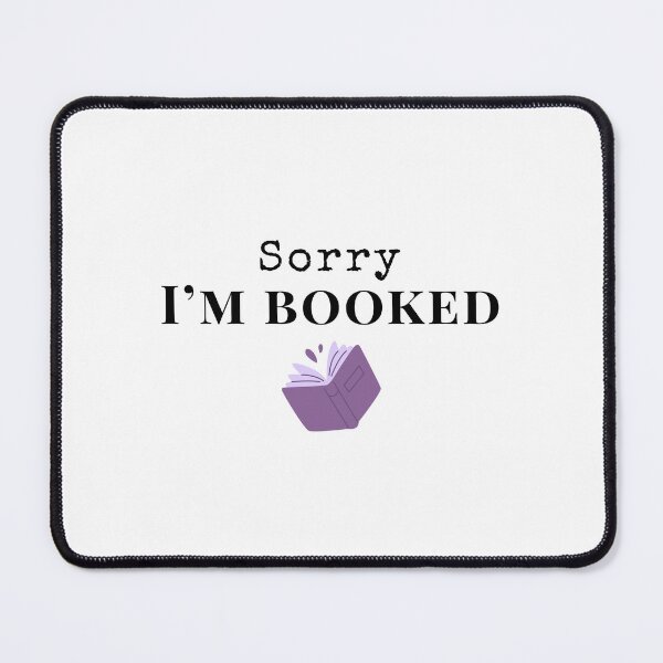 Item preview, Sorry I’m Booked Book Lover Gift Sticker designed and sold by ade-datt.