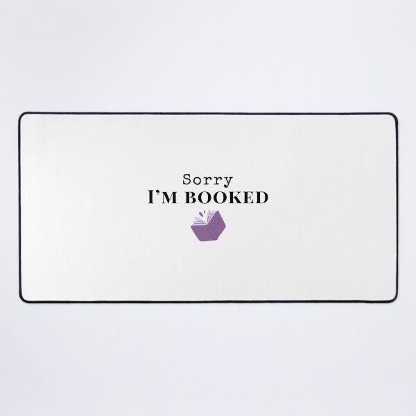Item preview, Sorry I’m Booked Book Lover Gift Sticker designed and sold by ade-datt.