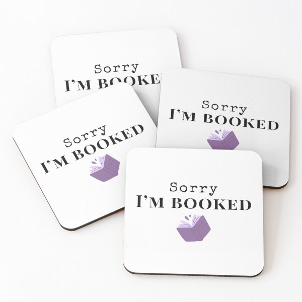 Item preview, Sorry I’m Booked Book Lover Gift Sticker designed and sold by ade-datt.