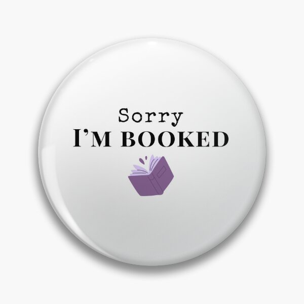 Item preview, Sorry I’m Booked Book Lover Gift Sticker designed and sold by ade-datt.
