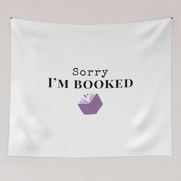 Item preview, Sorry I’m Booked Book Lover Gift Sticker designed and sold by ade-datt.