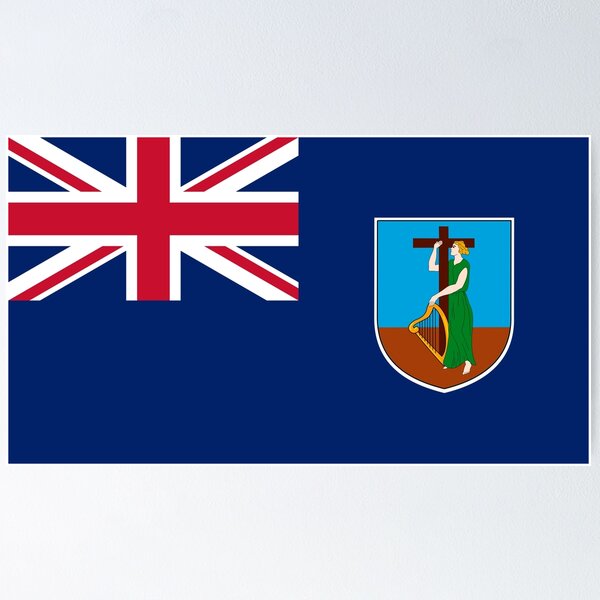 Item preview, Montserrat Flag - Emerald Isle of the Caribbean & Irish Heritage designed and sold by NTGUILTY.