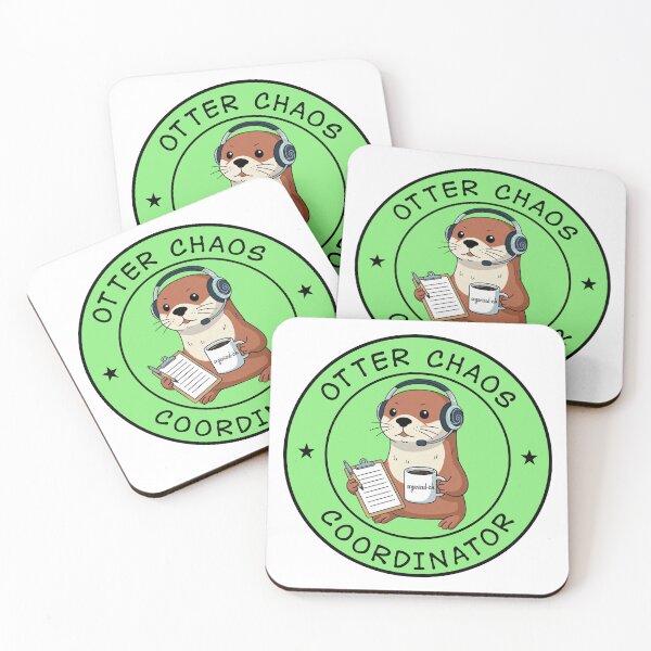 Item preview, Otter Chaos Coordinator — Organized-ish Office Pun Gift designed and sold by Got2BSnazzy.