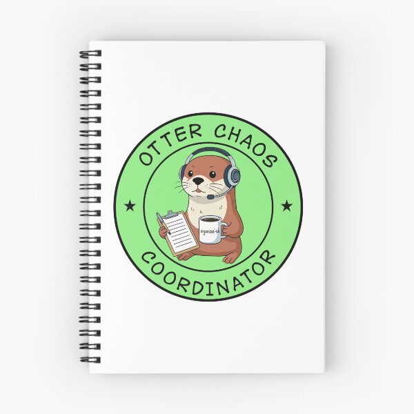 Item preview, Otter Chaos Coordinator — Organized-ish Office Pun Gift designed and sold by Got2BSnazzy.