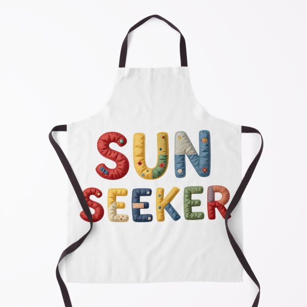 Item preview, SUN SEEKER - IN COLORFUL FAUX LETTERING designed and sold by AlexOBrienArt.