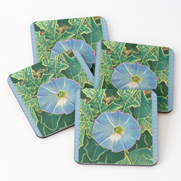 Item preview, Blue Datura Bloom in Blue Frame designed and sold by oh-bi-me.