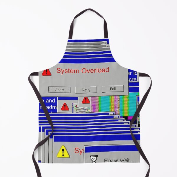 Item preview, System Overload Too Many Feelings Retro Glitch Art designed and sold by DigitalAnnaBanana.