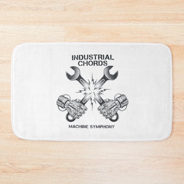 Item preview, Industrial Chords Machine Symphony - Retro Tech Hands Wrench Design designed and sold by Ditstyle.
