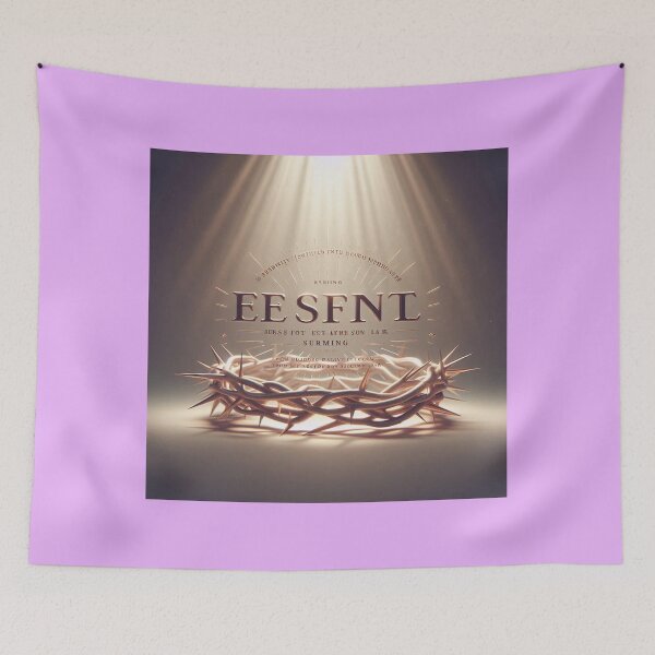 Item preview,  Crown of Thorns – Silent Suffering, Eternal Love (3D Divine Light Label)  designed and sold by PaintMeWorld.