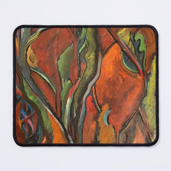 Item preview, Submerged Sunrise: Abstract Deep Sea Radiance Artwork by Katt Yanda designed and sold by Artist-Katt-Yanda.